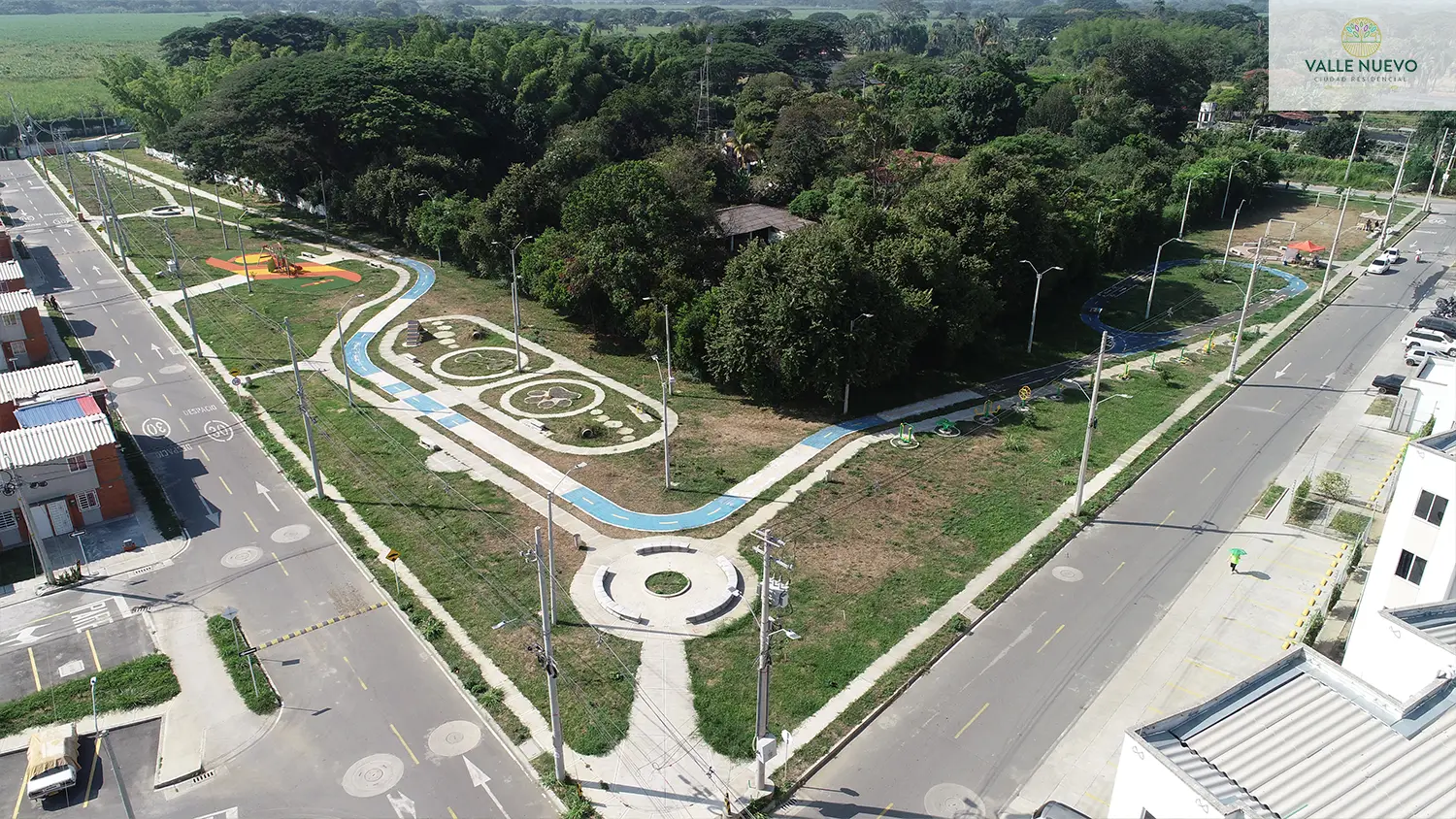 Foto del Macroproyecto Valle Nuevo en avance de obra Julio 2025