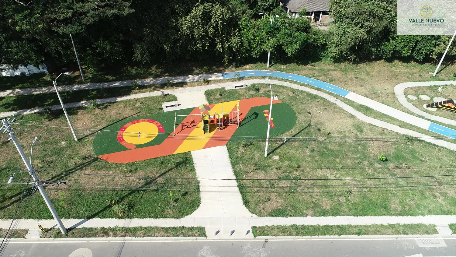 Foto del Macroproyecto Valle Nuevo en avance de obra Julio 2025