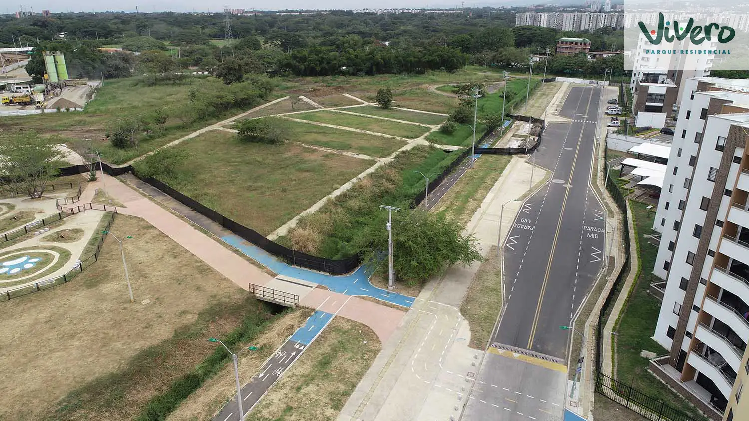 Foto del Macroproyecto Vivero Parque Residencial en avance de obra Julio de 2024