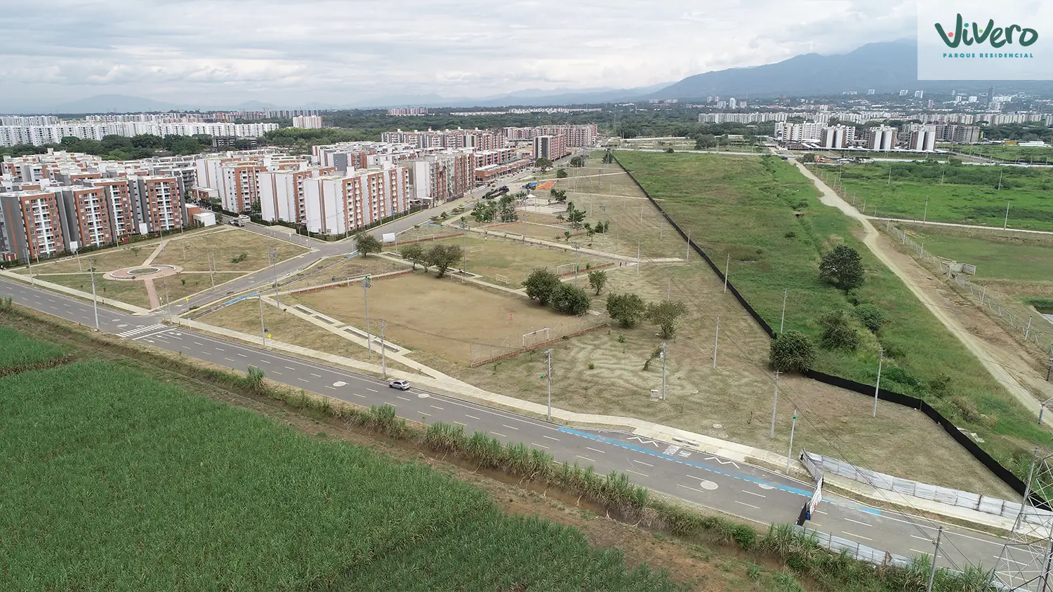 Foto del Macroproyecto Vivero en avance de obra Julio 2025