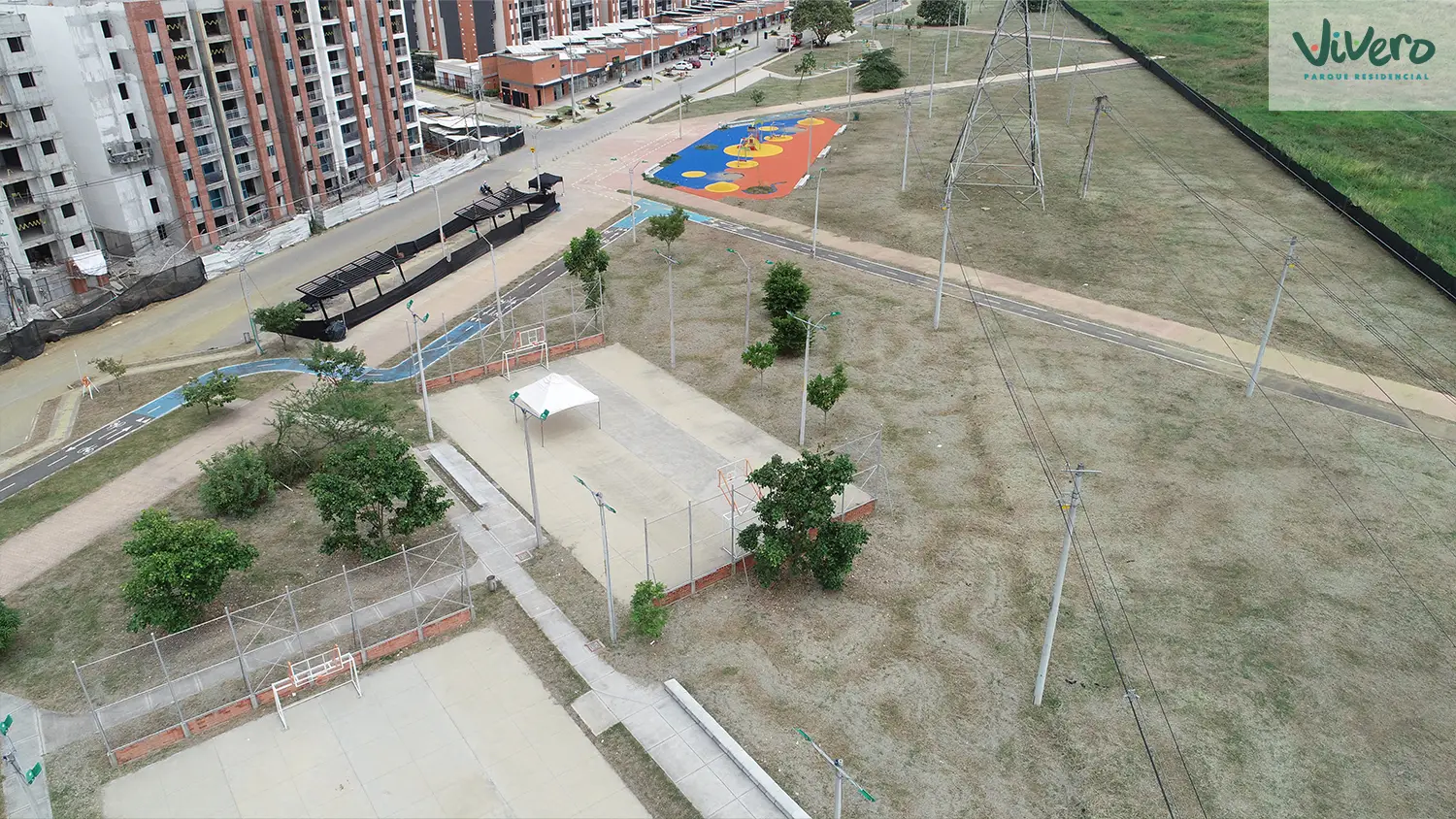 Foto del Macroproyecto Vivero en avance de obra Julio 2025