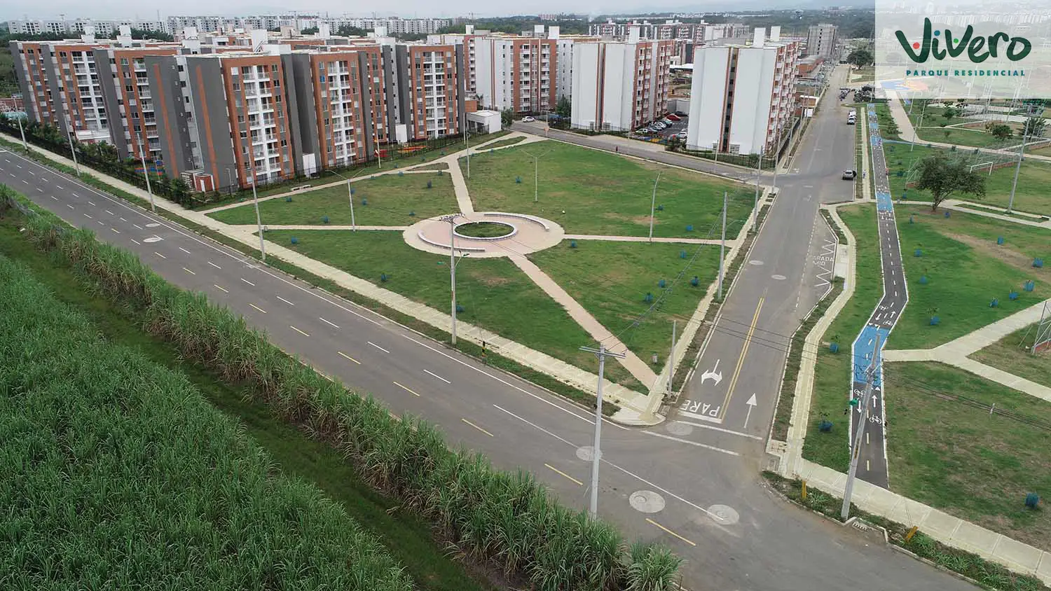 Foto del Macroproyecto Vivero Parque Residencial en avance de obra Julio de 2024