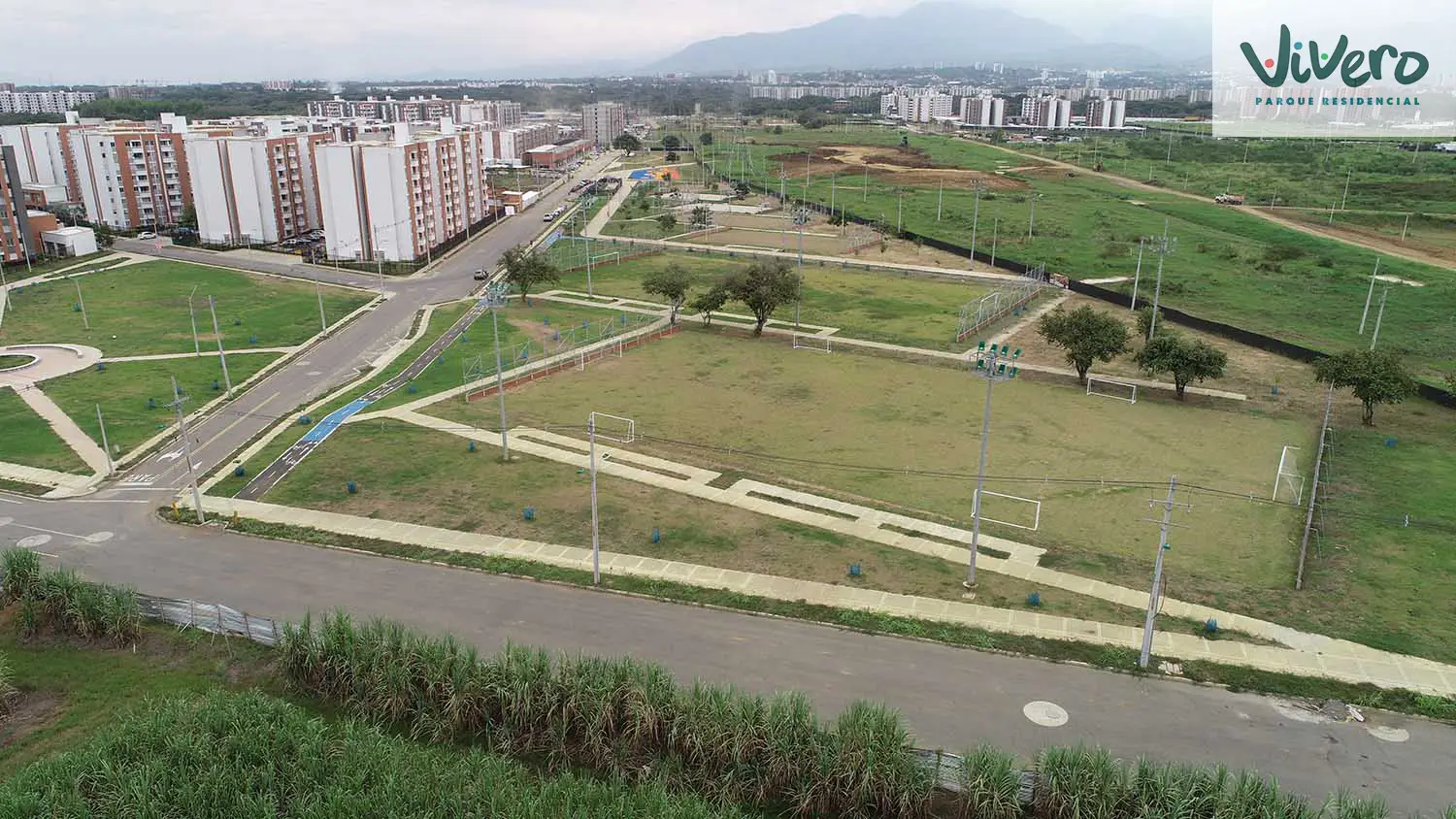 Foto del Macroproyecto Vivero Parque Residencial en avance de obra Julio de 2024