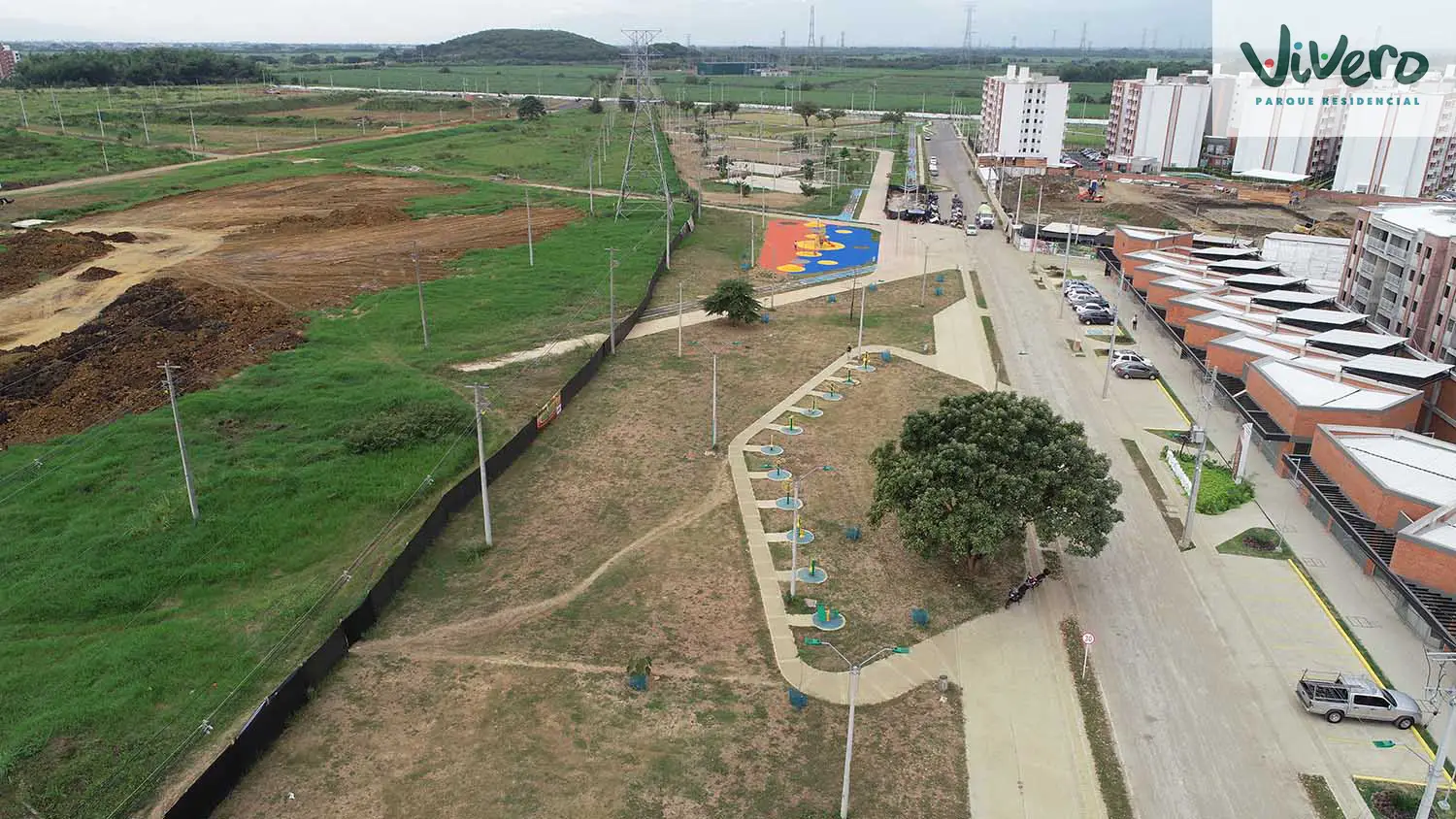 Foto del Macroproyecto Vivero Parque Residencial en avance de obra Julio de 2024