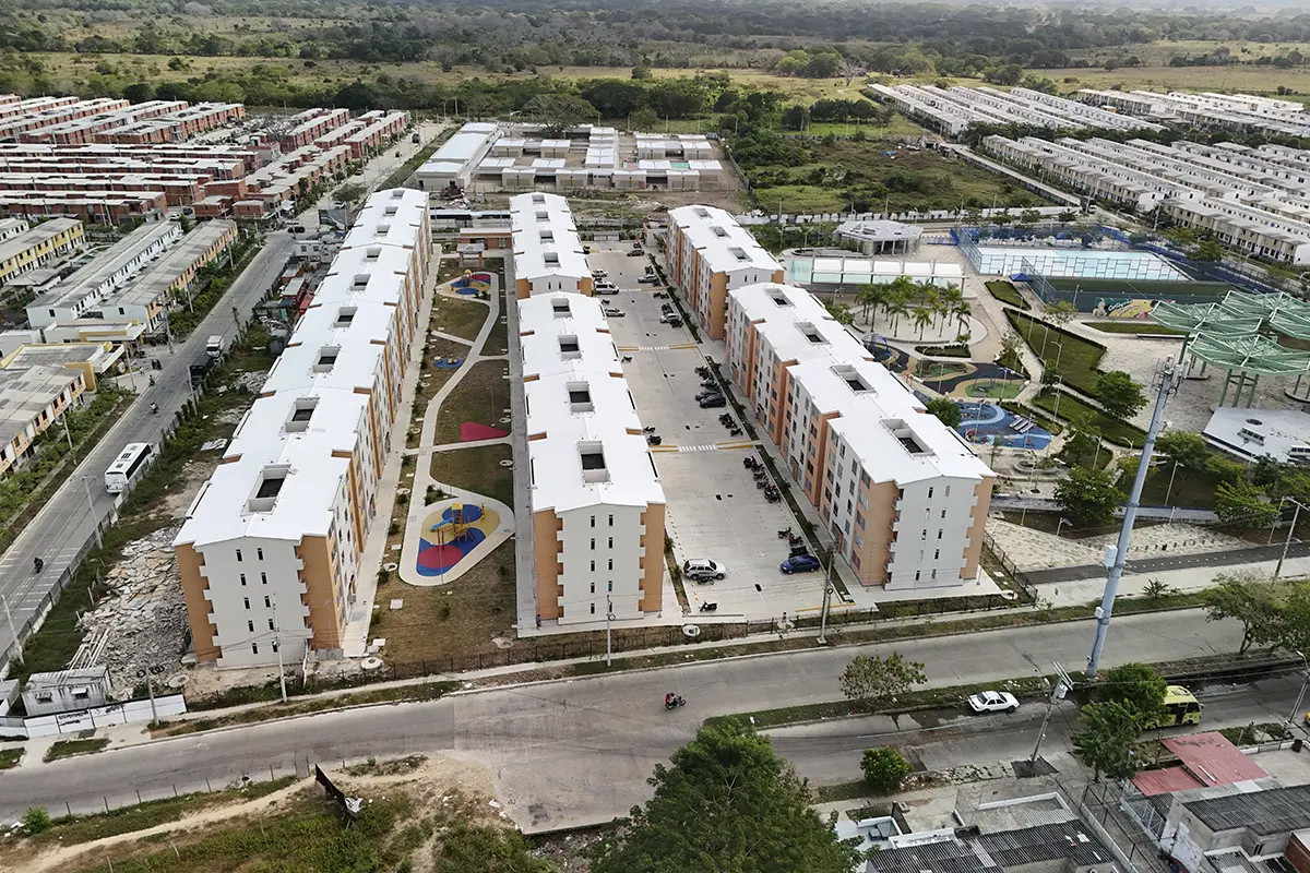 Foto del proyecto Casas de Magenta en avance de obra Enero de 2026