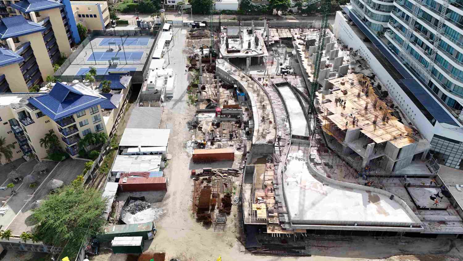 Foto del proyecto en avance de obra Marawa octubre de 2025