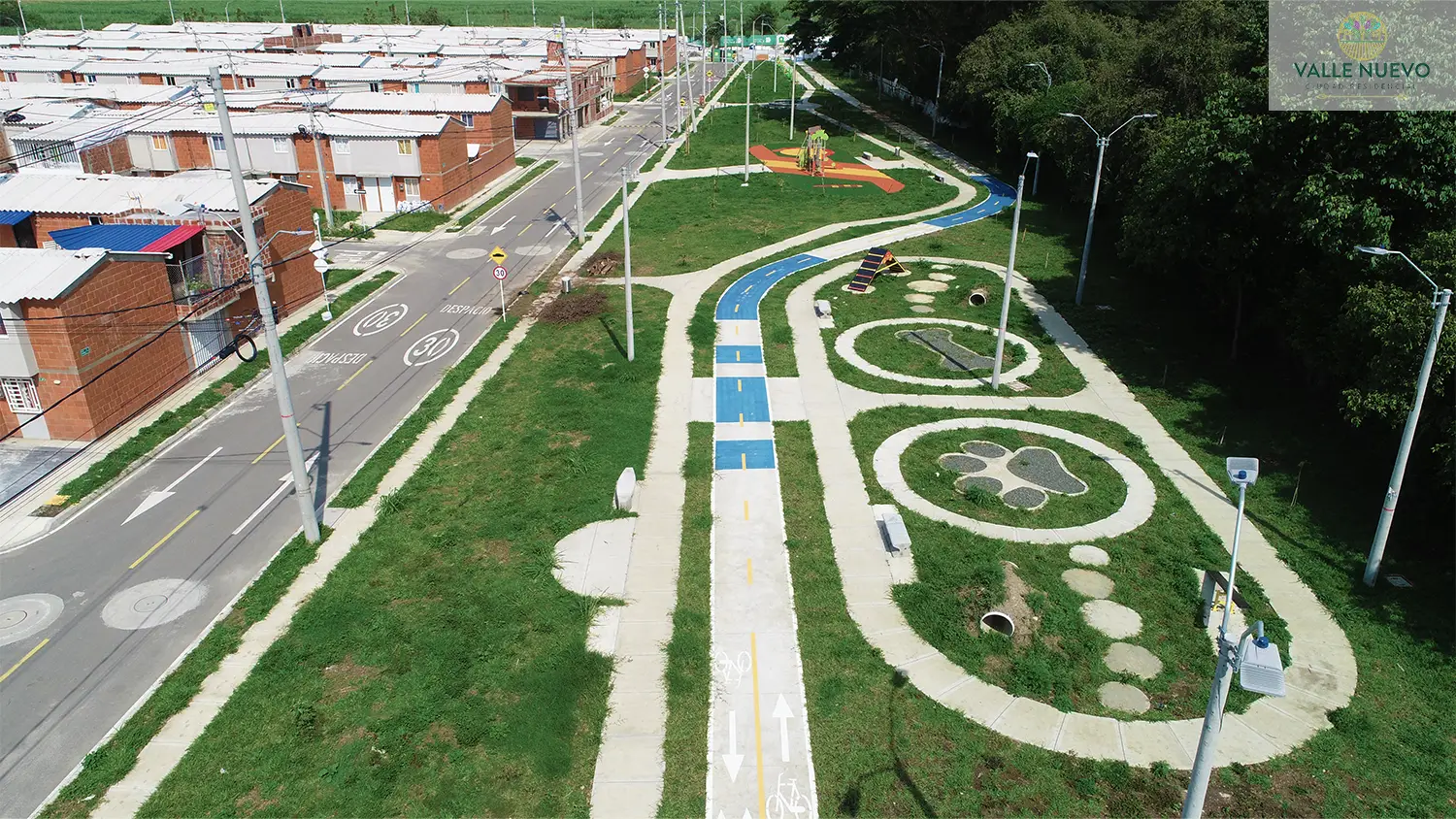 Foto del Macroproyecto Valle Nuevo en avance de obra marzo de 2025