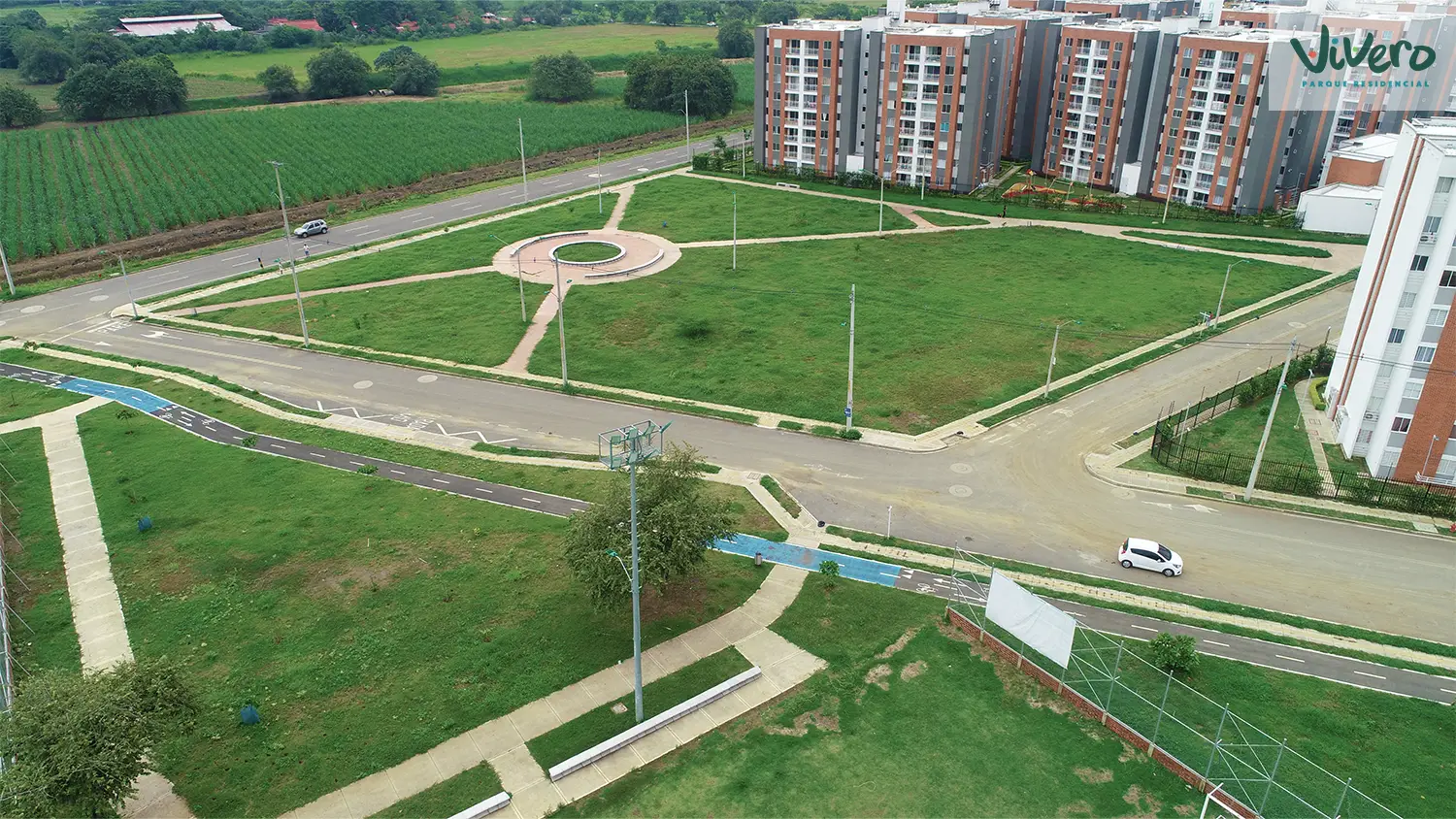 Foto del Macroproyecto Vivero Parque Residencial en avance de obra marzo de 2025