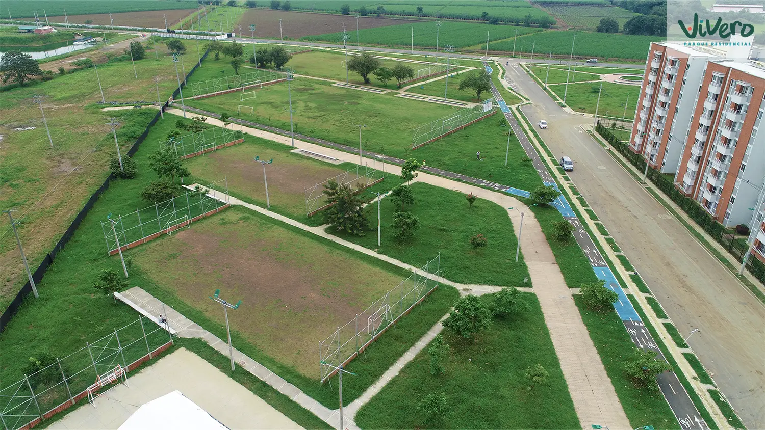 Foto del Macroproyecto Vivero Parque Residencial en avance de obra marzo de 2025