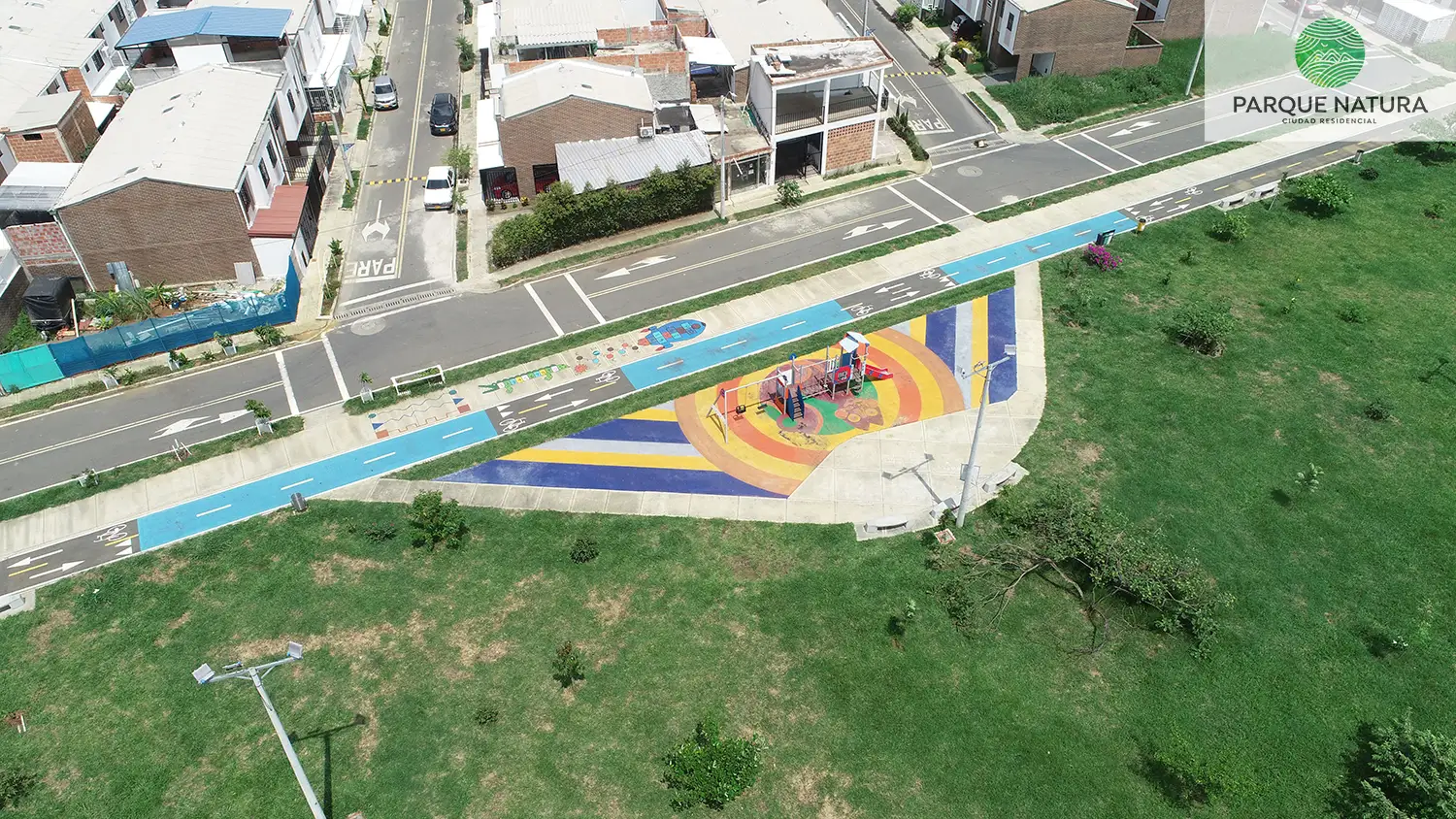 Foto del Macroproyecto Parque Natura en avance de obra Mayo de 2024