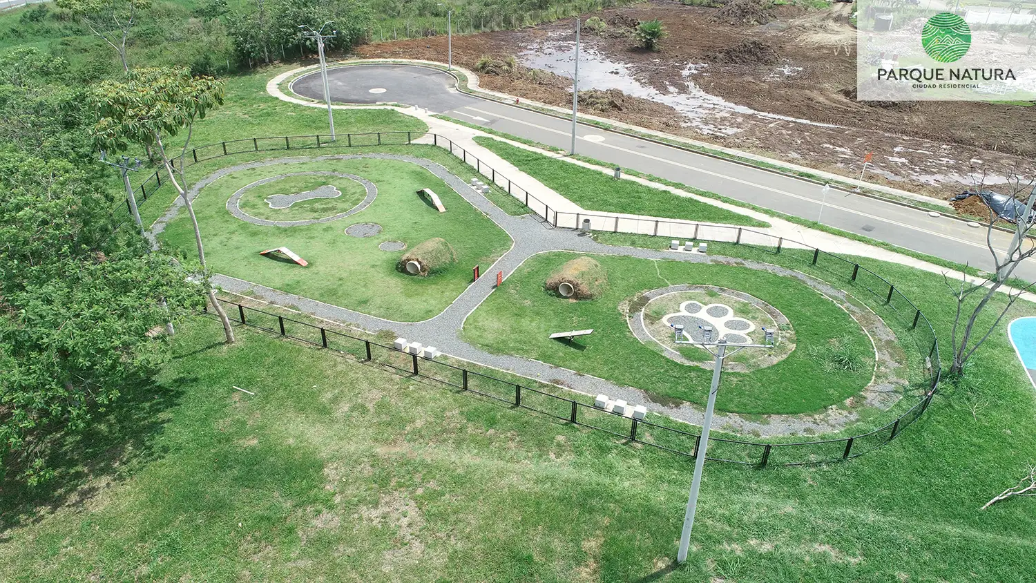 Foto del Macroproyecto Parque Natura en avance de obra Mayo de 2024