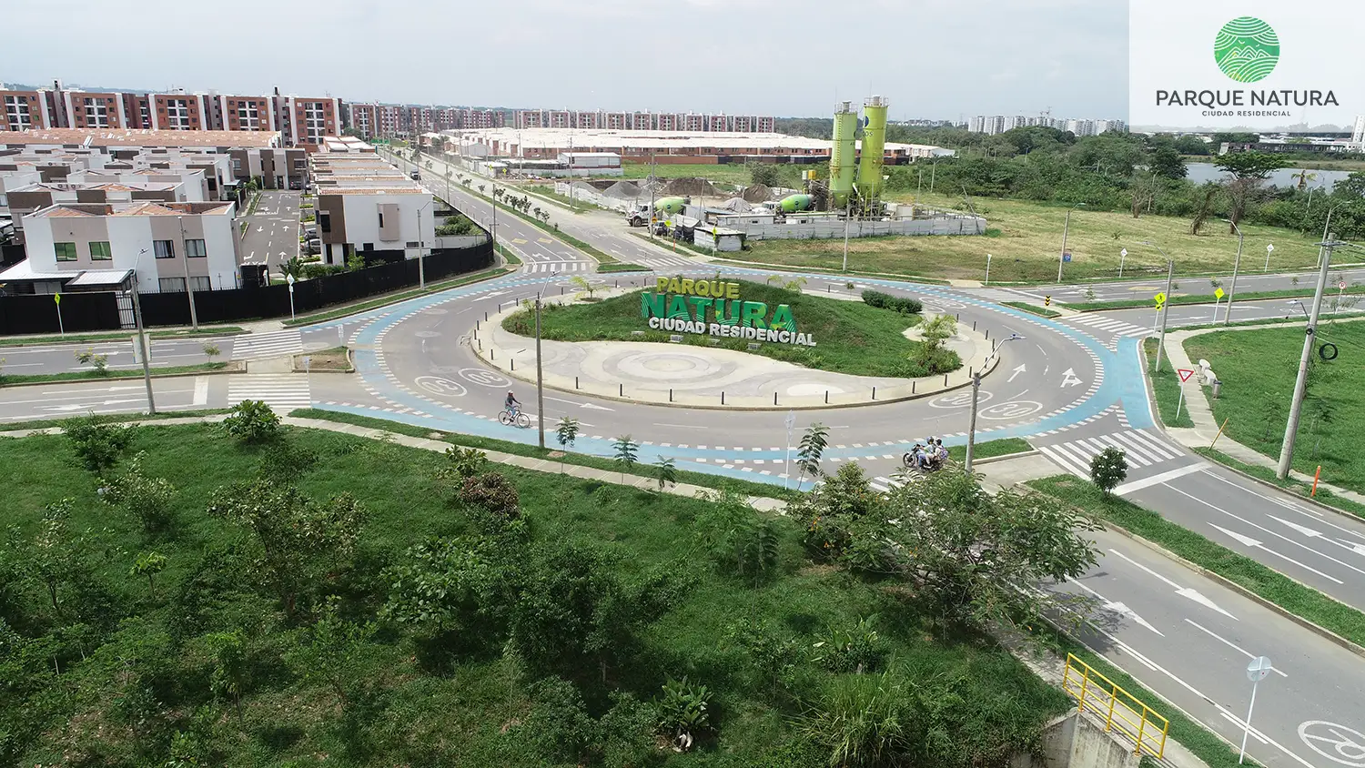 Foto del Macroproyecto Parque Natura en avance de obra Mayo de 2024