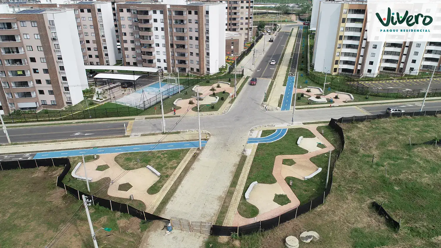 Foto del Macroproyecto Vivero Parque Residencial en avance de obra Mayo de 2024