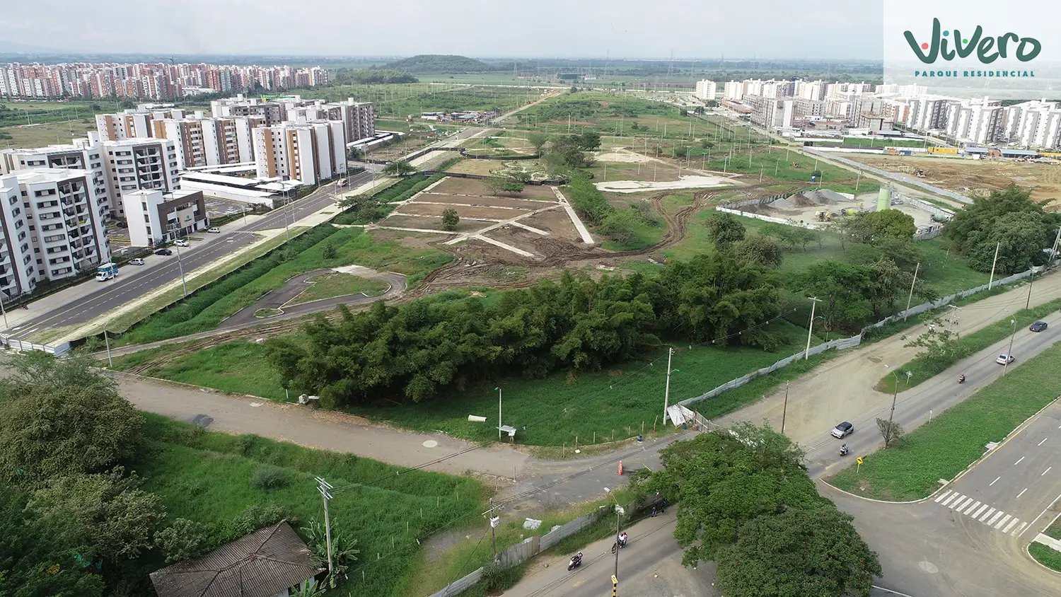 Foto del Macroproyecto Vivero Parque Residencial en avance de obra Mayo de 2024