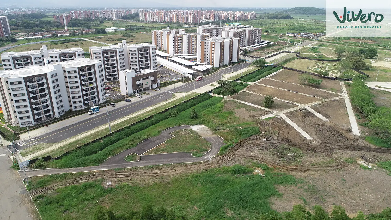 Foto del Macroproyecto Vivero Parque Residencial en avance de obra Mayo de 2024