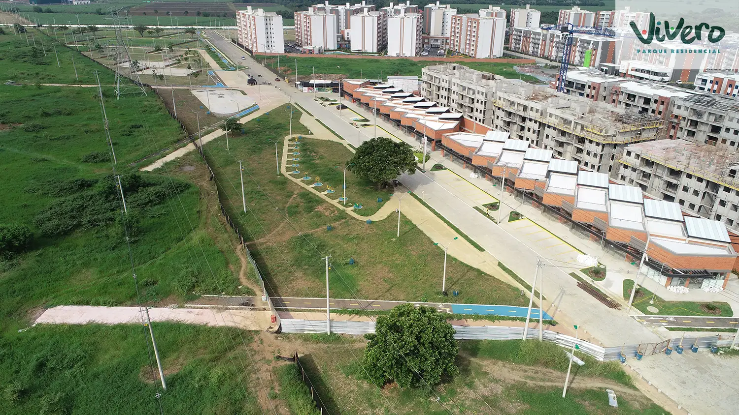 Foto del Macroproyecto Vivero Parque Residencial en avance de obra Mayo de 2024