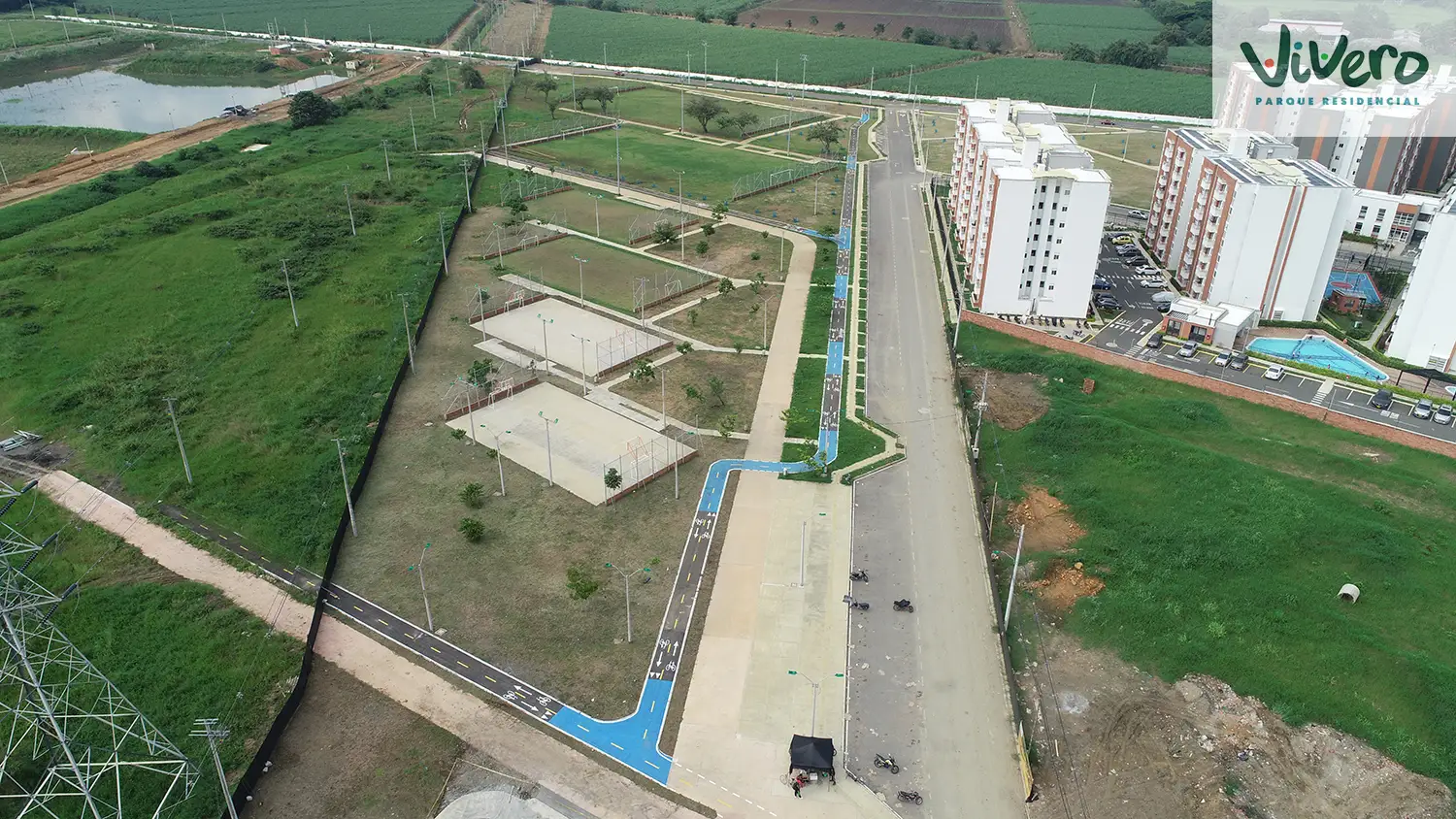 Foto del Macroproyecto Vivero Parque Residencial en avance de obra Mayo de 2024