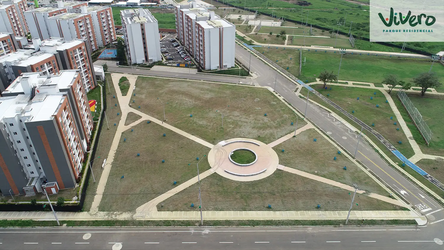 Foto del Macroproyecto Vivero Parque Residencial en avance de obra Mayo de 2024