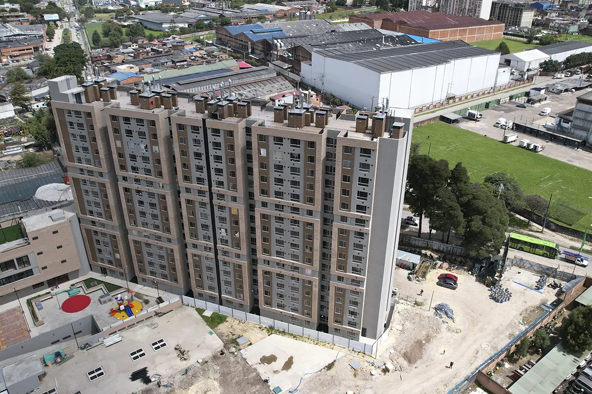 Foto del proyecto Senderos de Fontibon en avance de obra noviembre de 2025