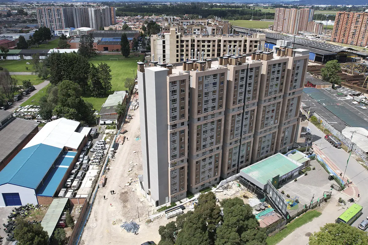 Foto del proyecto Senderos de Fontibon en avance de obra noviembre de 2025