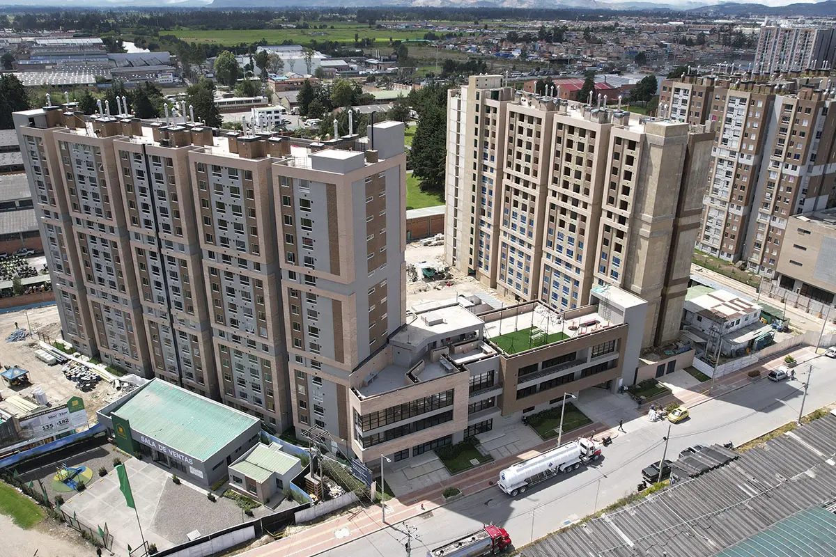 Foto del proyecto Senderos de Fontibon en avance de obra noviembre de 2025