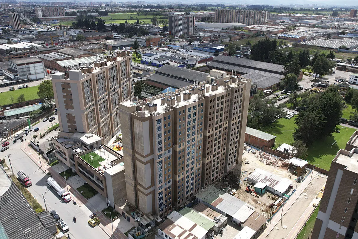 Foto del proyecto Senderos de Fontibon en avance de obra noviembre de 2025