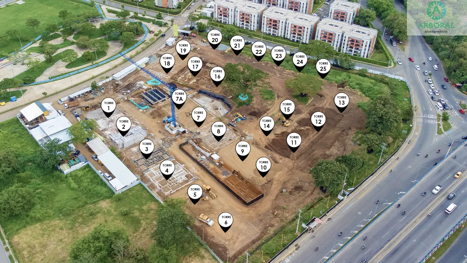 Foto del proyecto Arboral en avance de obra noviembre de 2025