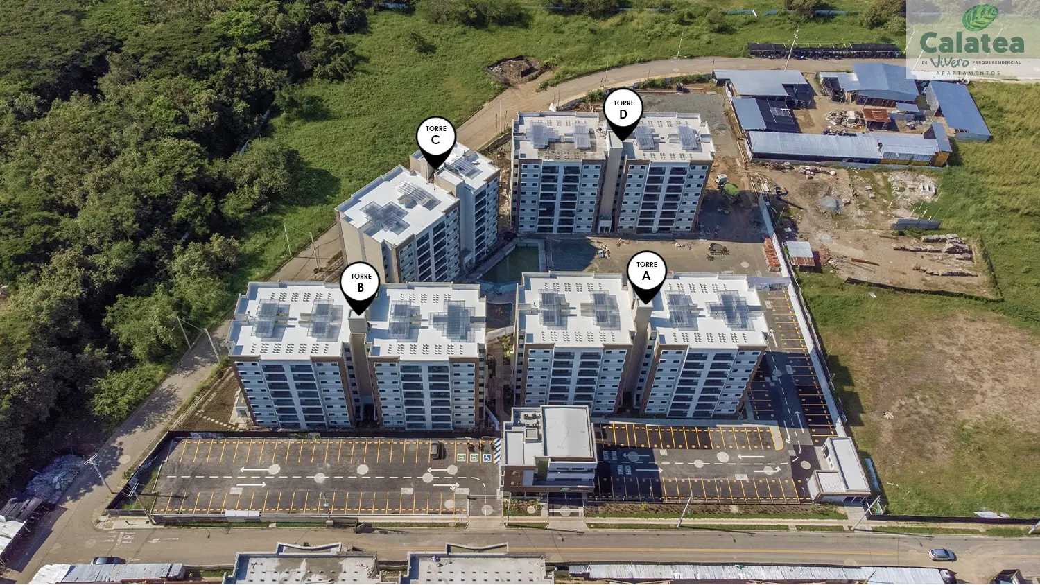 Foto del proyecto Calatea en avance de obra noviembre de 2025