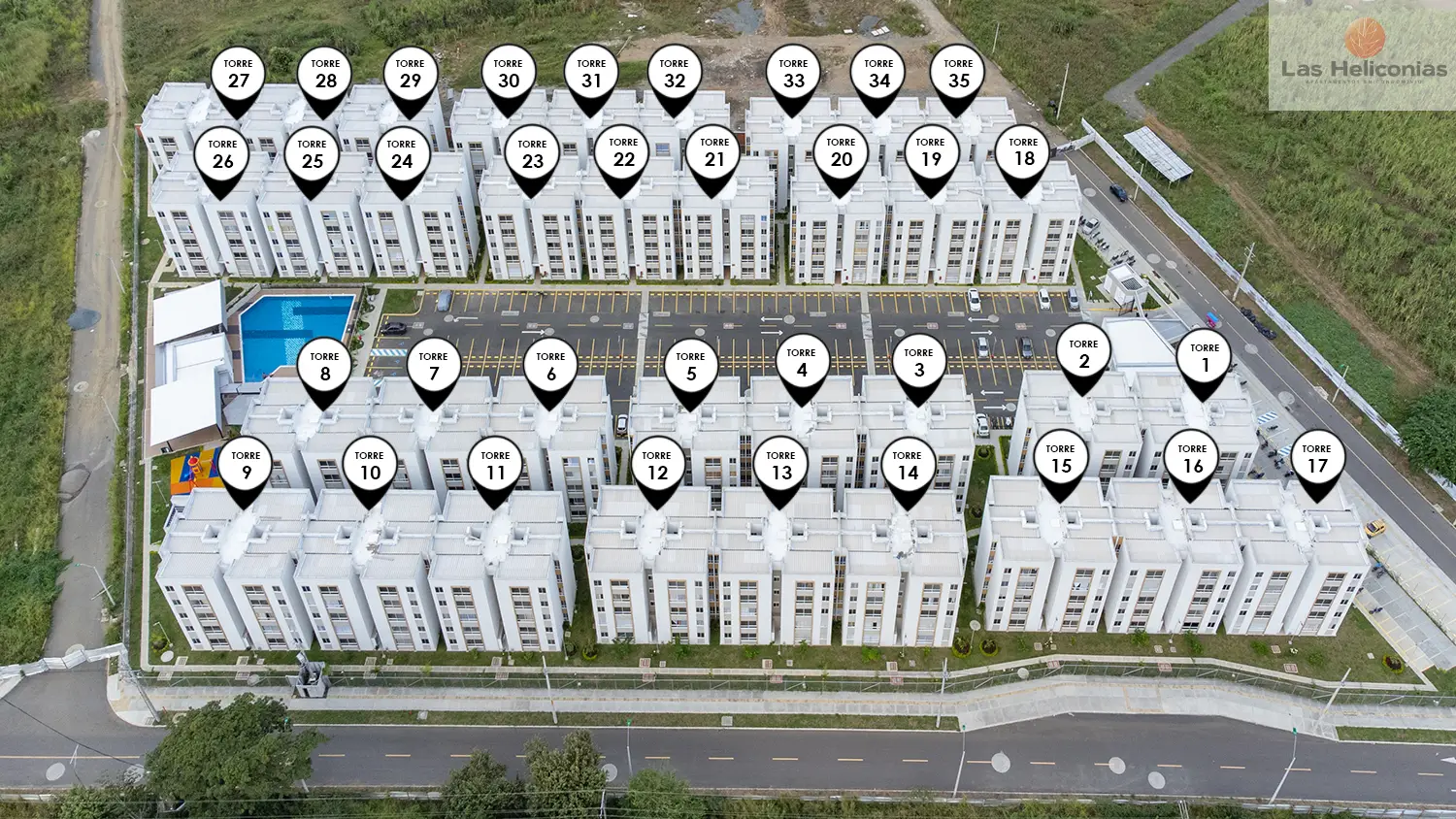 Foto del proyecto Heliconias en avance de obra noviembre de 2025