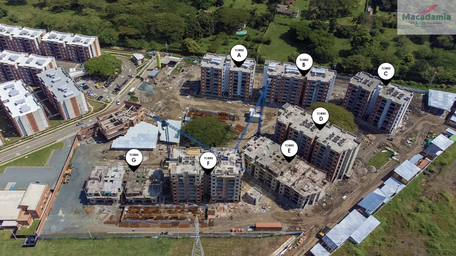 Foto del proyecto Macadamia en avance de obra noviembre de 2025