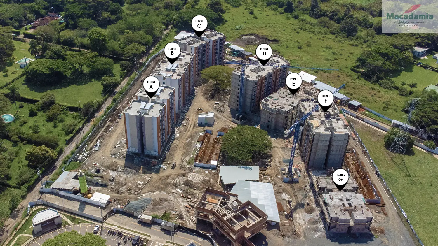 Foto del proyecto Macadamia en avance de obra noviembre de 2025