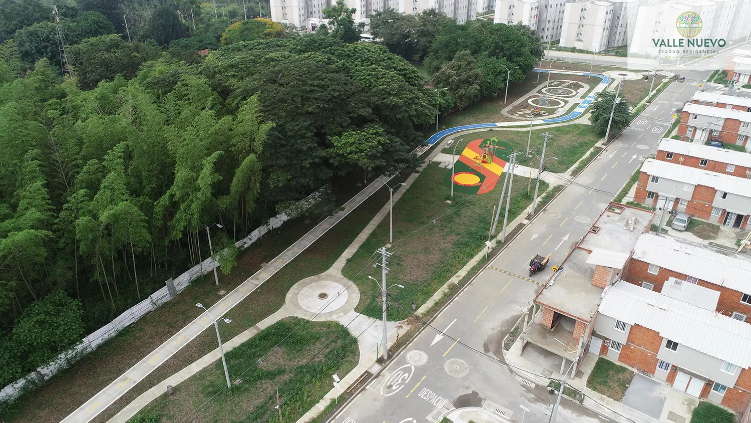 Foto del Macroproyecto Valle Nuevo en avance de obra Noviembre de 2024