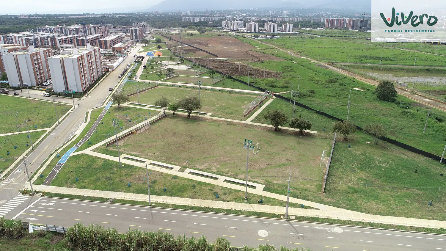 Foto del Macroproyecto Vivero Parque Residencial en avance de obra Noviembre de 2024