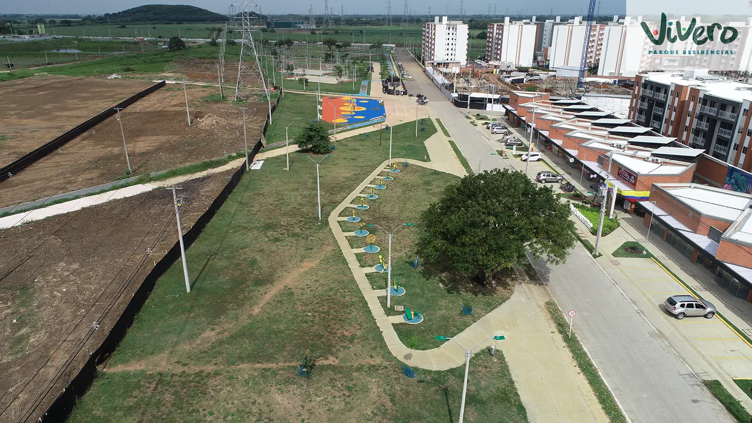 Foto del Macroproyecto Vivero Parque Residencial en avance de obra Noviembre de 2024