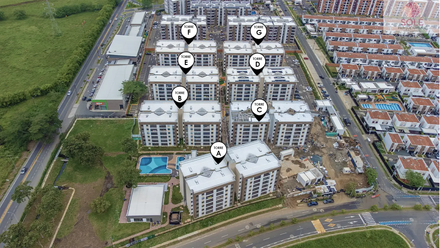 Foto del proyecto Solé en avance de obra noviembre de 2025