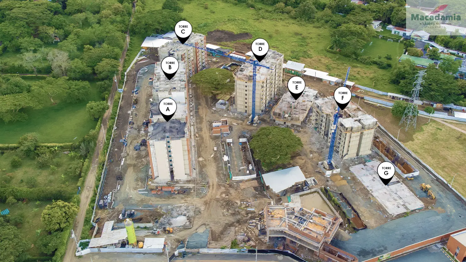 Foto del proyecto Macadamia en avance de obra octubre de 2025