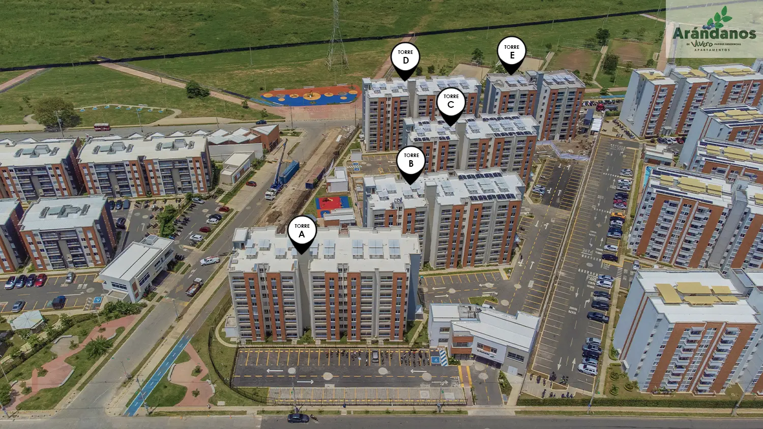 Foto del proyecto arándanos en avance de obra octubre de 2025