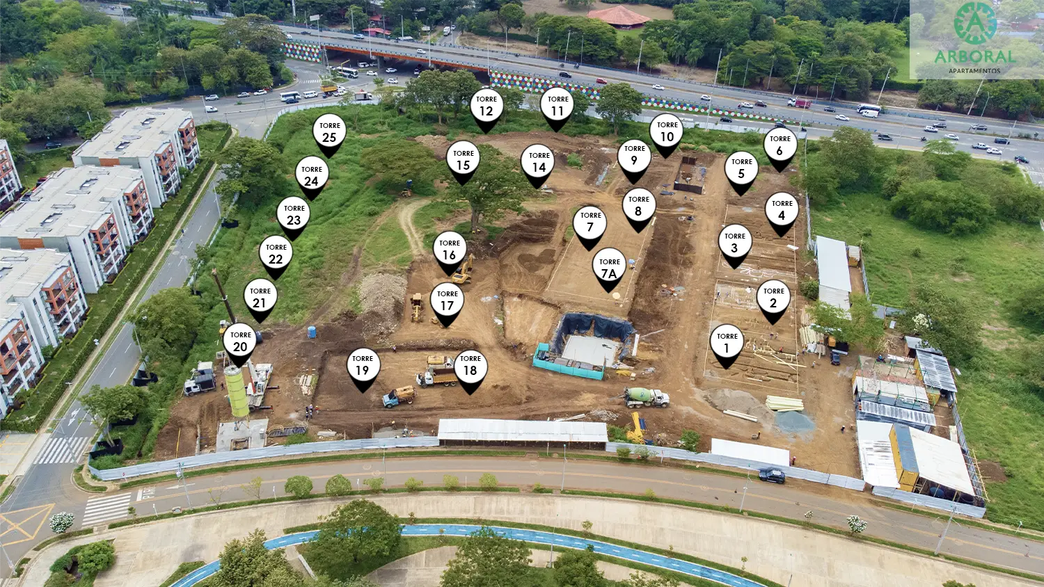 Foto del proyecto Arboral en avance de obra octubre de 2025