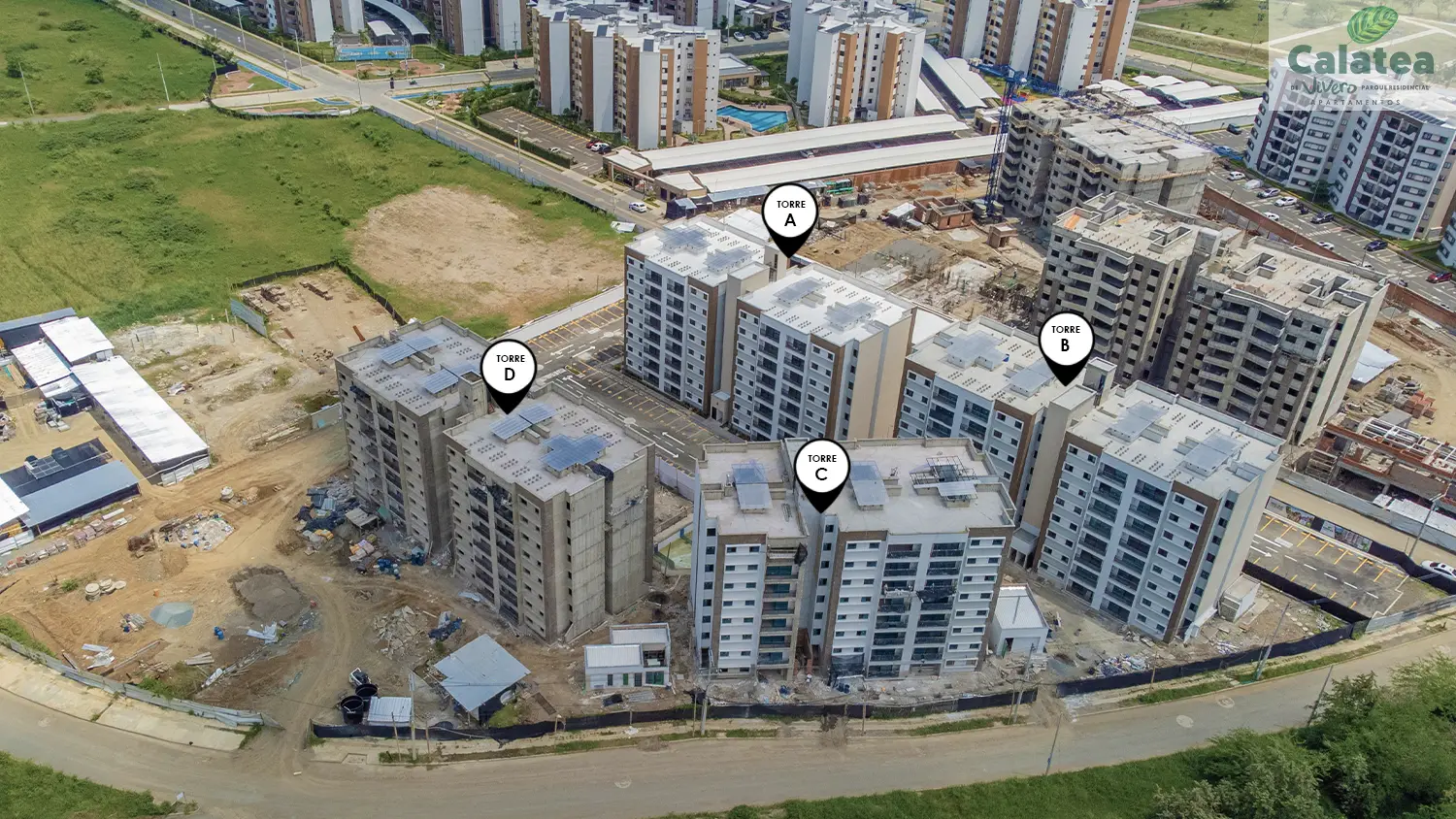 Foto del proyecto Calatea en avance de obra octubre de 2025