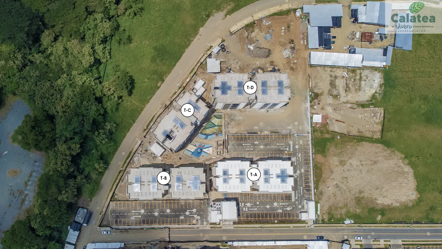 Foto del proyecto Calatea en avance de obra octubre de 2025