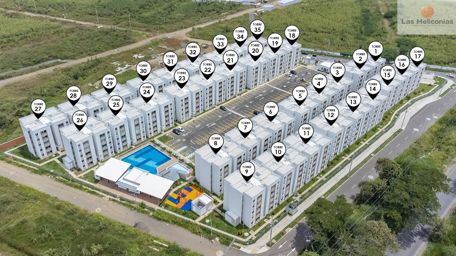 Foto del proyecto Heliconias en avance de obra octubre de 2025