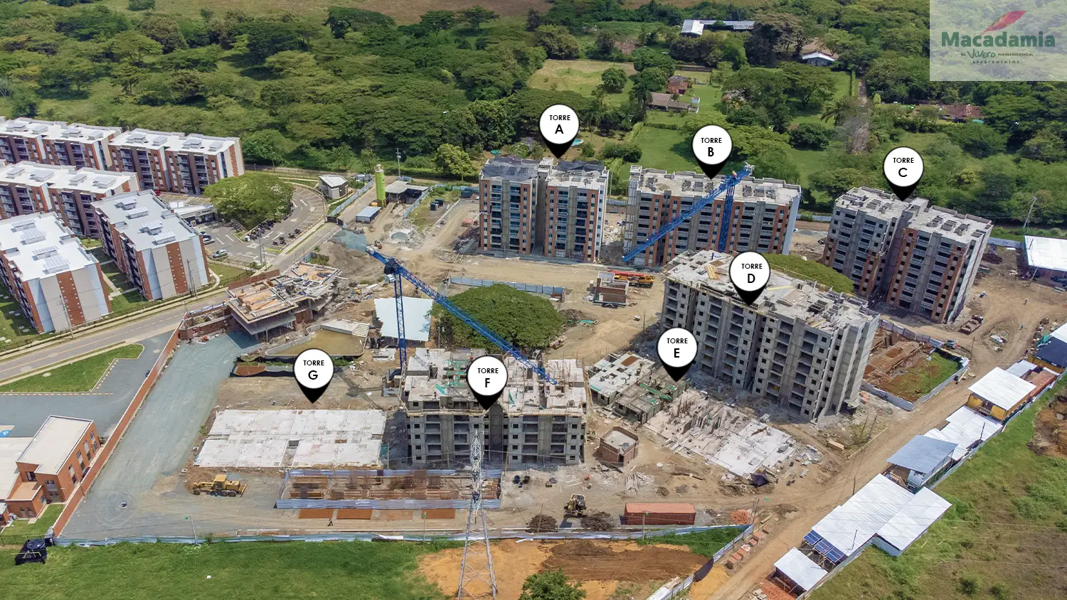 Foto del proyecto Macadamia en avance de obra octubre de 2025