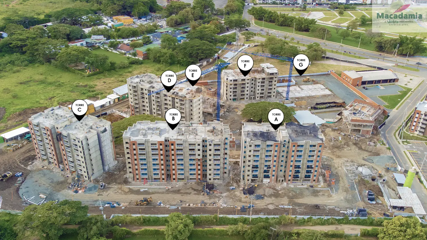 Foto del proyecto Macadamia en avance de obra octubre de 2025