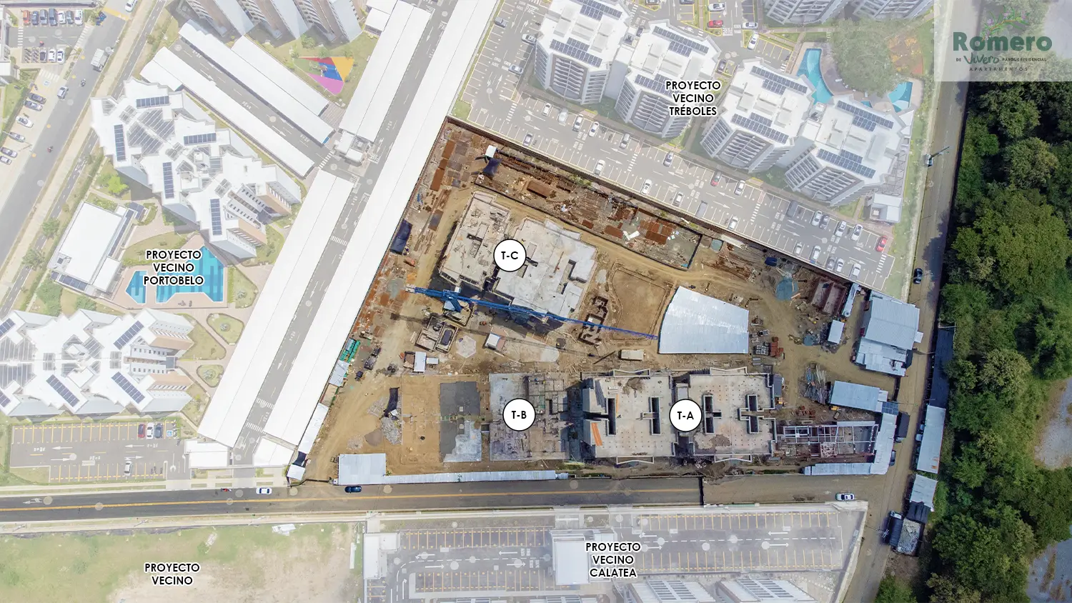 Foto del proyecto Romero en avance de obra octubre de 2025