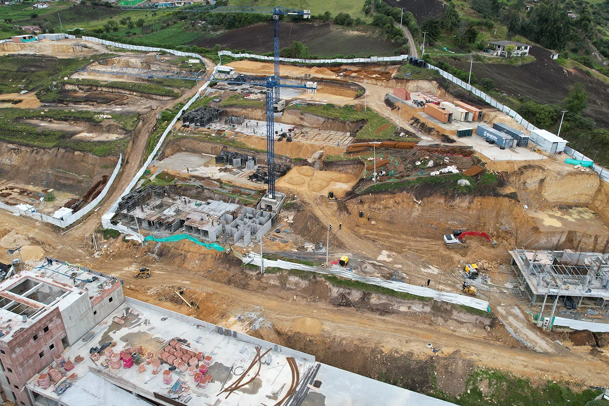 Foto del proyecto Las Violetas en avance de obra Octubre de 2024