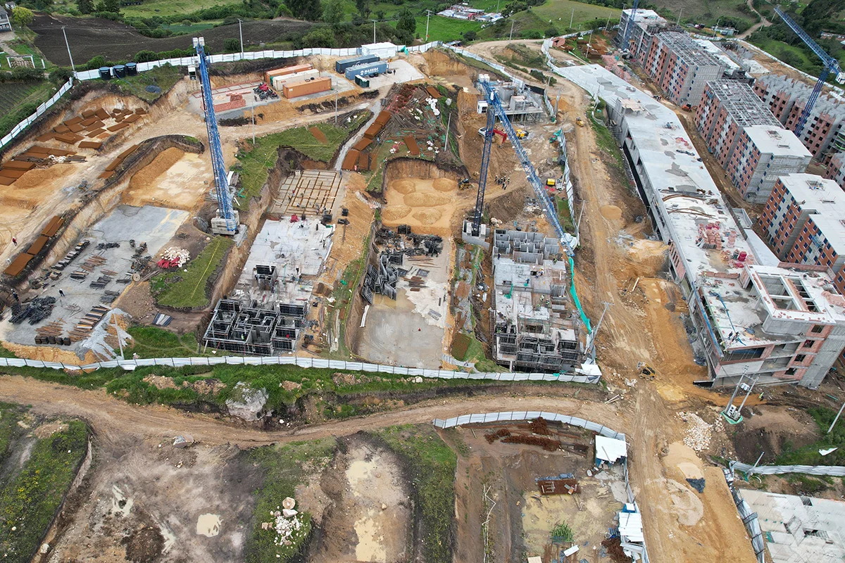 Foto del proyecto Las Violetas en avance de obra Octubre de 2024