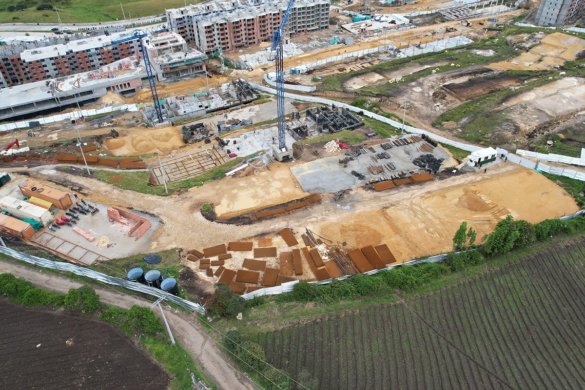 Foto del proyecto Las Violetas en avance de obra Octubre de 2024