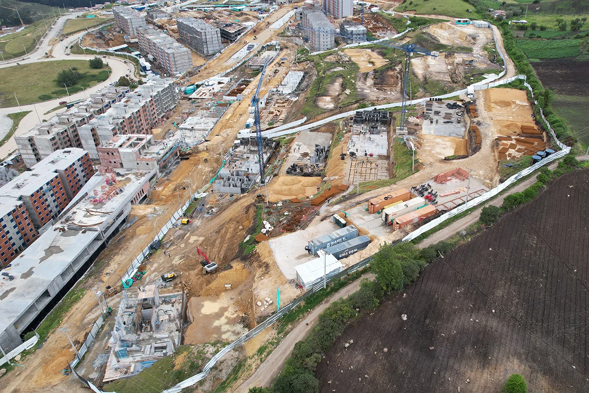 Foto del proyecto Las Violetas en avance de obra Octubre de 2024