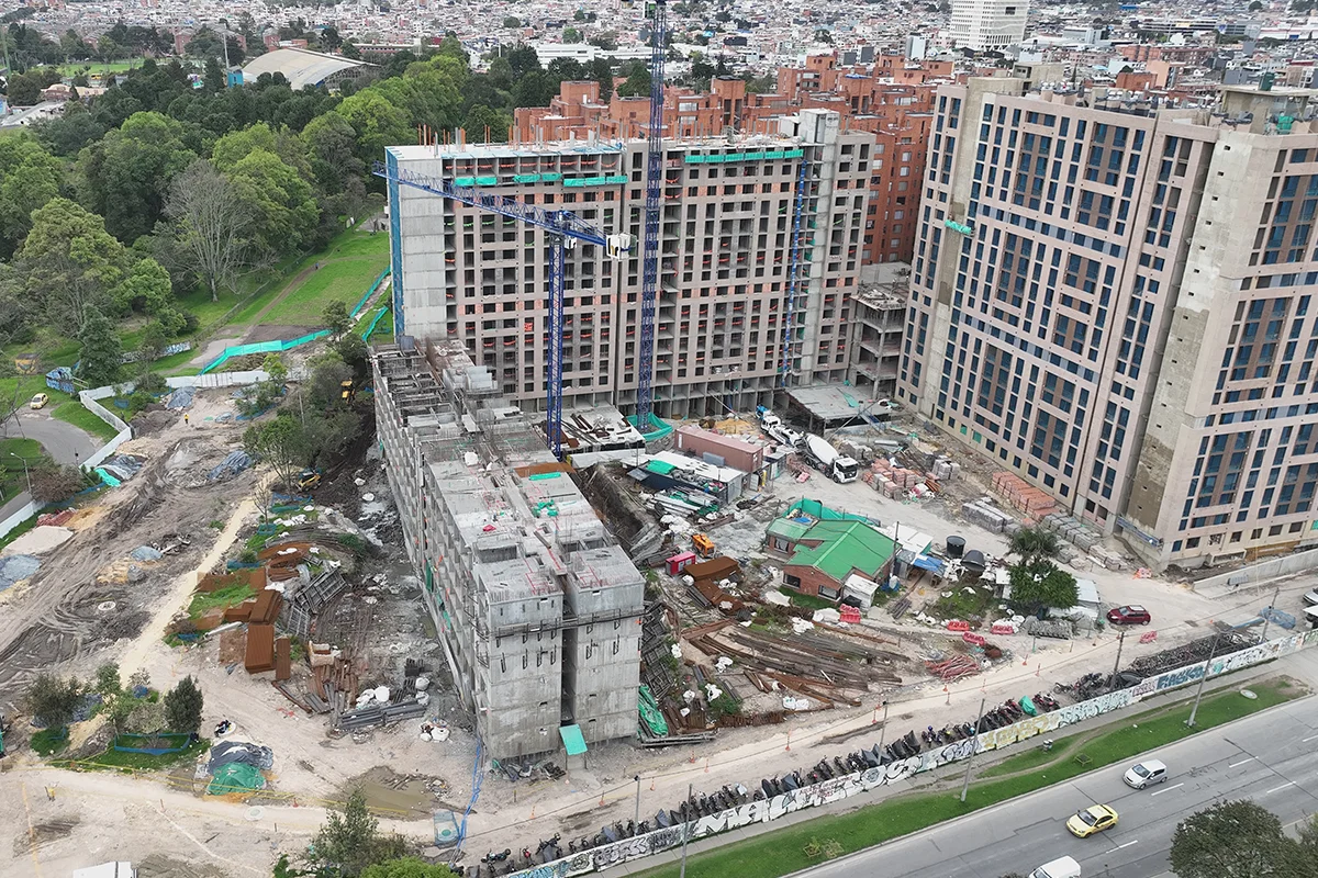 Foto del proyecto Salitre Living en avance de obra Octubre de 2024