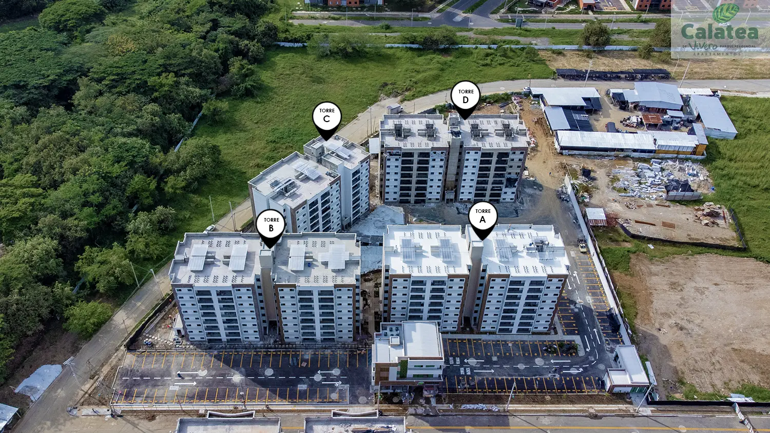 Foto del proyecto Calatea en avance de obra septiembre de 2025